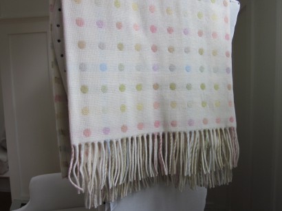 creamdottythrow cream dotty throw