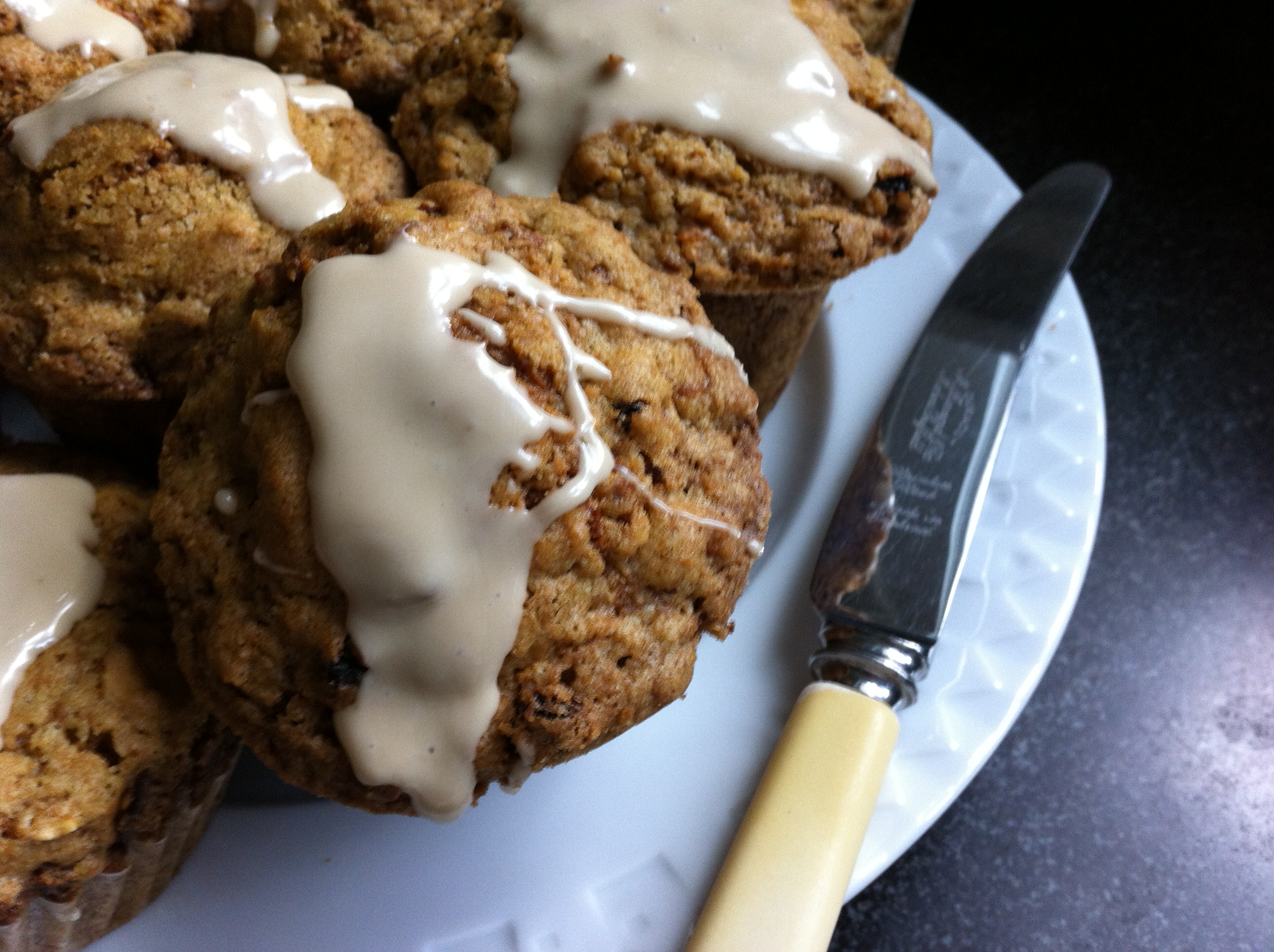 Carrot coconut muffins