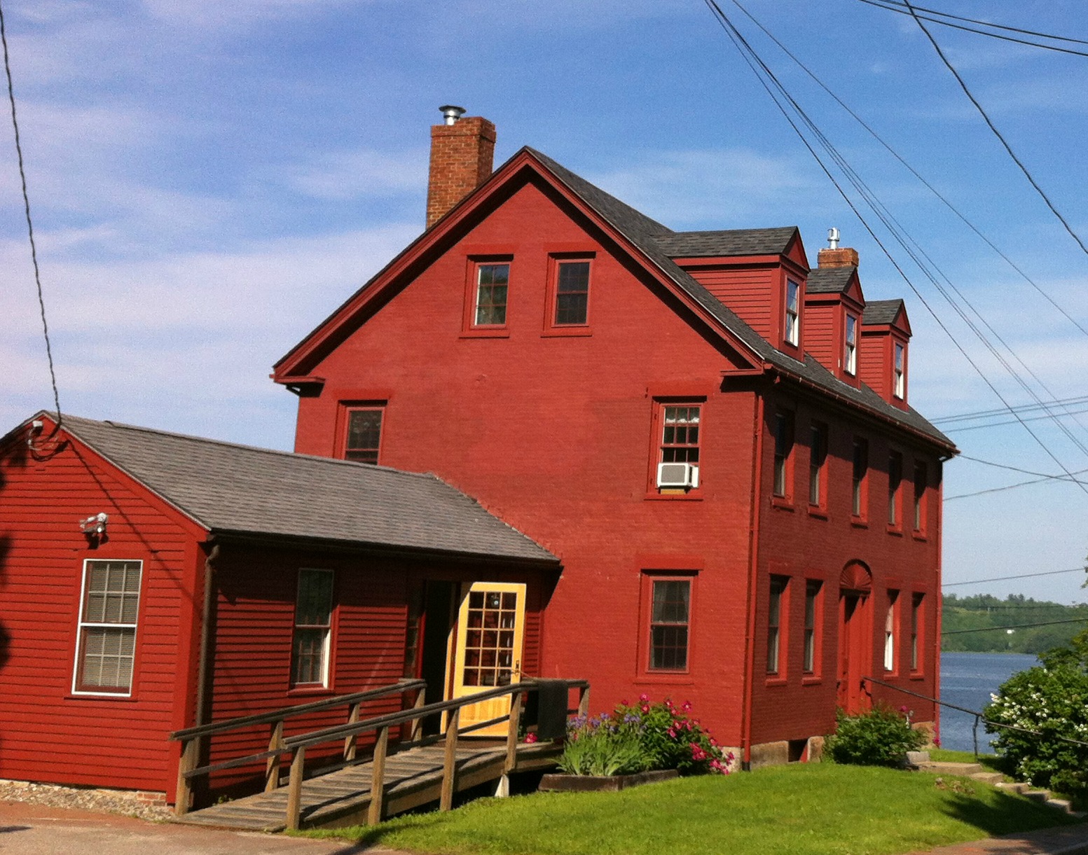 Red house-Wiscasset, Maine